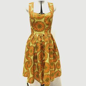 Women's Sundress Dress Patricia Nama African  Sleeveless Size 32 Small (2-4)